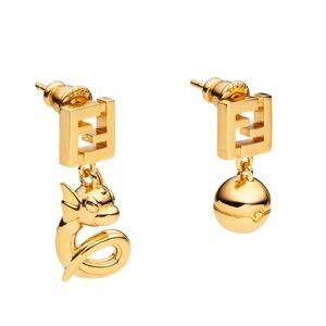 SOLD‼️❌Fendi x POKEMON GP Earrings FRGMT